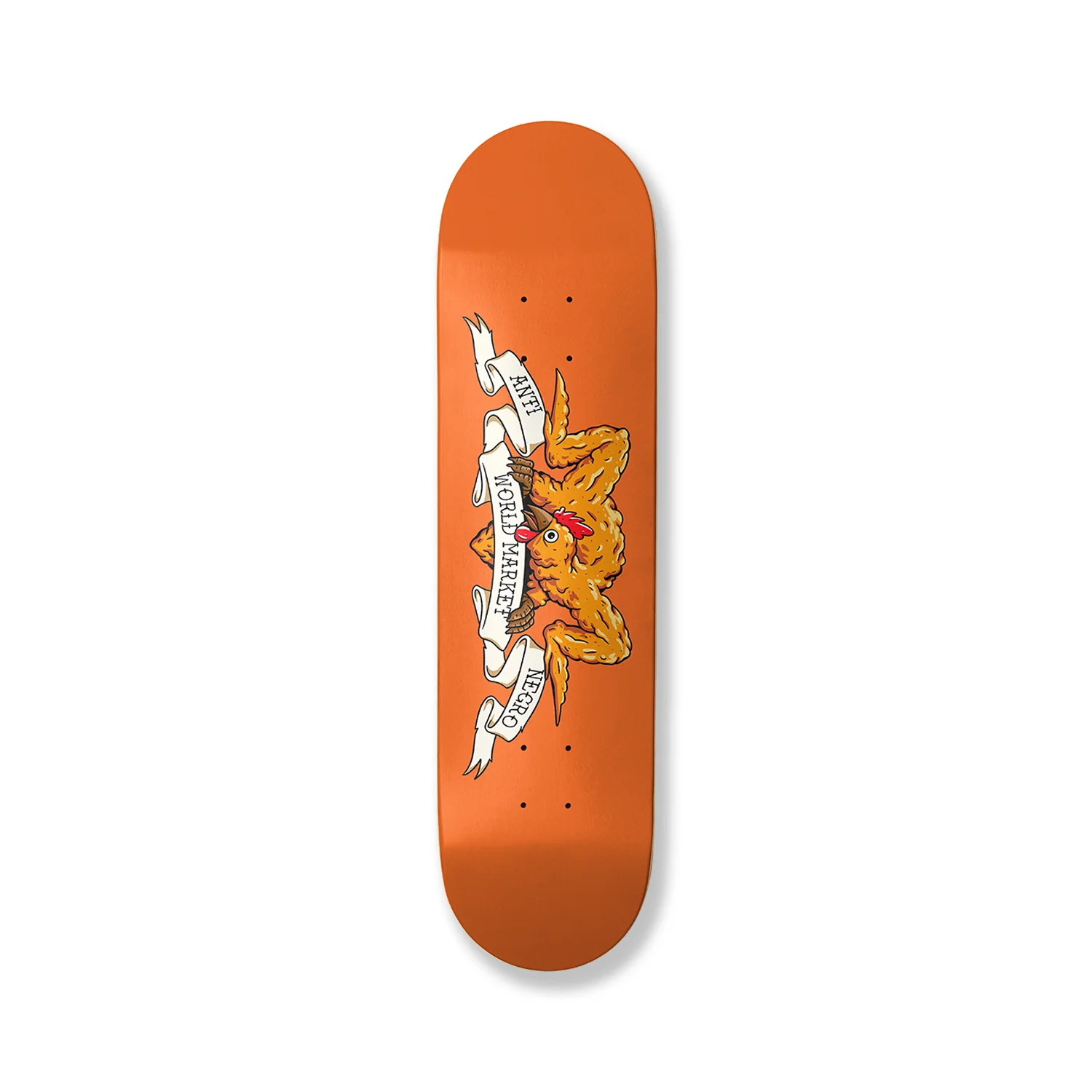Anti-Negro Fried Chicken Skateboard Deck