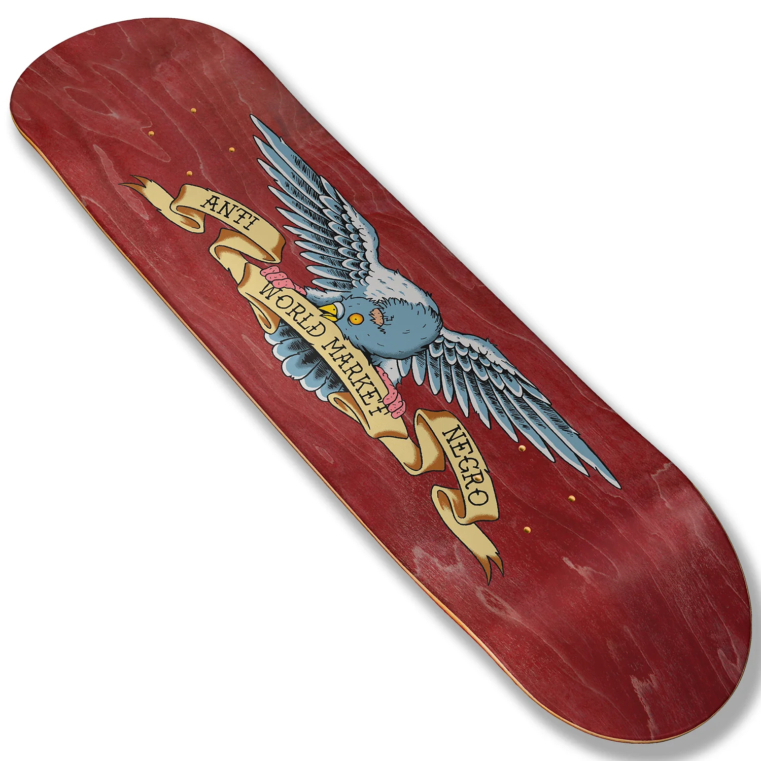 Anti-Negro Pigeon Skateboard Deck - Image 2